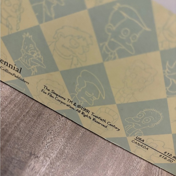 Vintage 1991 The Simpsons Rainy Day Fun Book - Picture 4 of 8